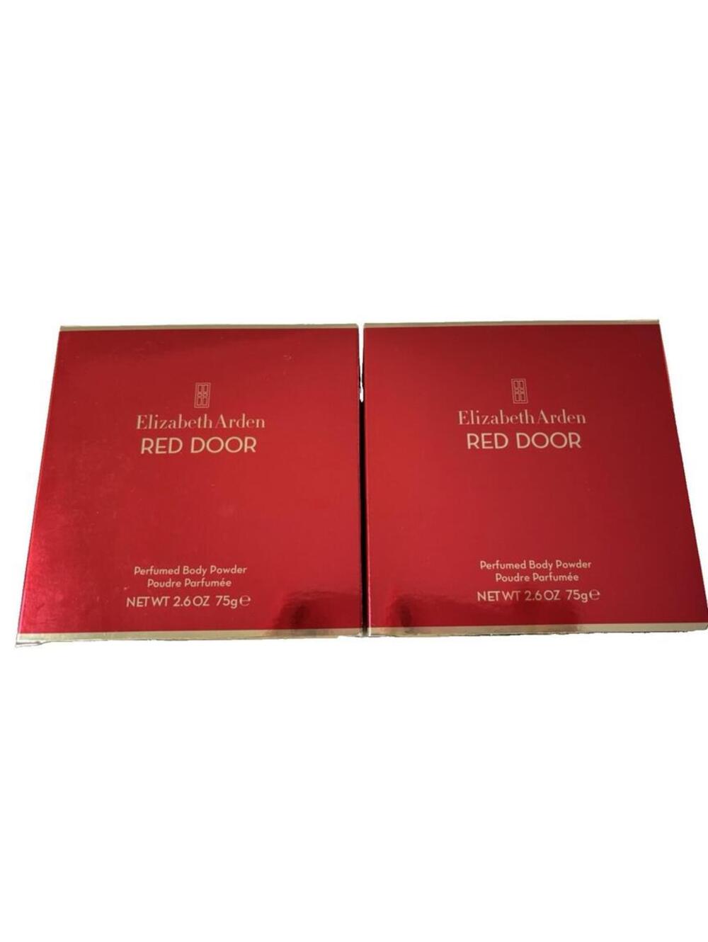 Elizabeth Arden Red Door Perfumed Body Powder 2 New Boxes with ** 1 Puff Only